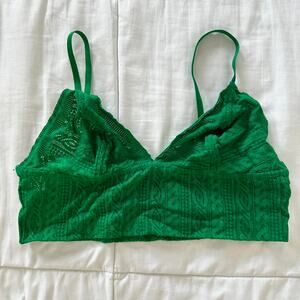 Green aerie bralette